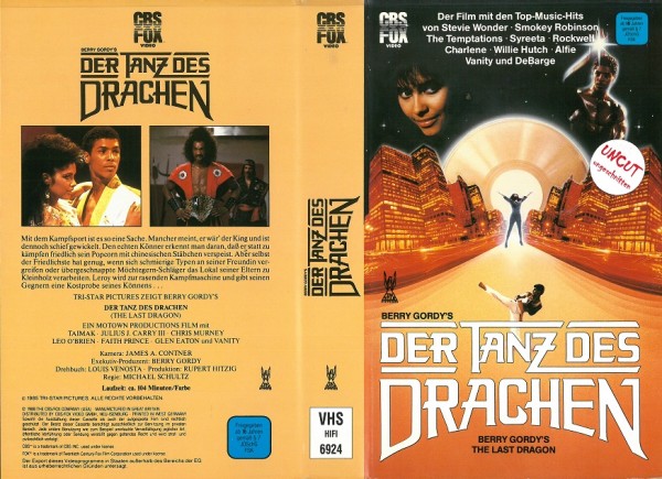 Tanz des Drachen, Der / The last dragon (CBS gross)