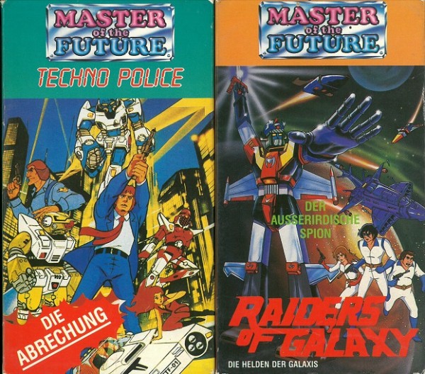 Masters of the Future - Raiders of the Galaxy / Techno Police (2 Pappschuber)