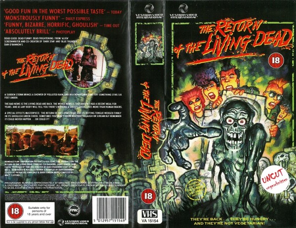 Return of the Living Dead, The - Die Rückkehr der lebenden Toten (Vestron Video UK Import)