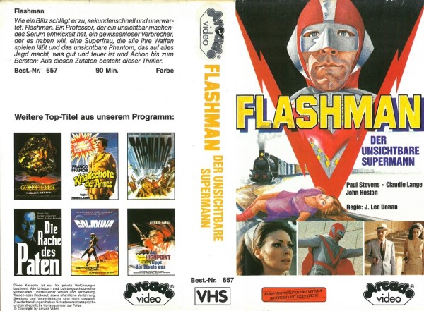 Flashman - Der Unsichtbare (Arcade Video)
